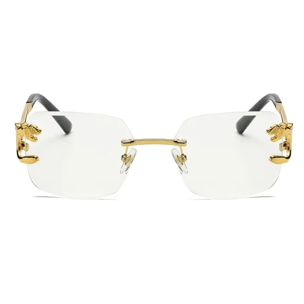 Metal Frame Retro Clear Lens Glasses Street Wear‎ Gangster Hip Hop Cholo Shades